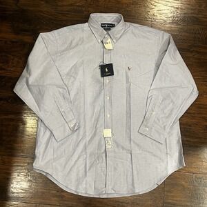 NWT Ralph Lauren Shirt Mens 18-35 Yarmouth Oxford Button Down Flesh Pony